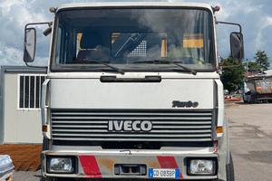 AUTOCARRO GRU IVECO FIAT CON CASSONE RIBALTABILE