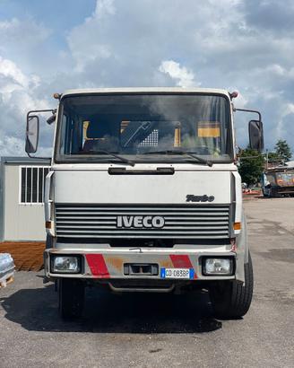 AUTOCARRO GRU IVECO FIAT CON CASSONE RIBALTABILE