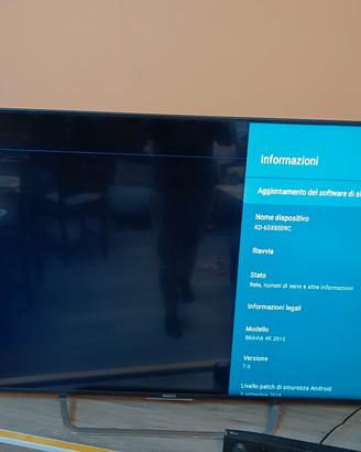 TV Sony bravia 4k  KD65X8509c