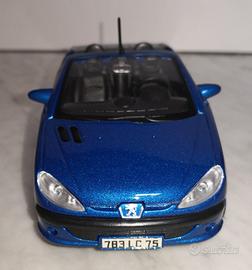 PEUGEOT 206 CC CABRIOLET (1999), 1/24 MAISTO