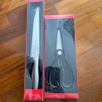 Set nuovo forbici e coltello da cucina