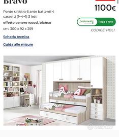 cameretta come in foto