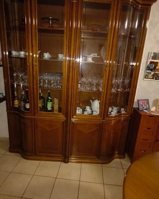 Cristalliera h 220x190 a 8 ante