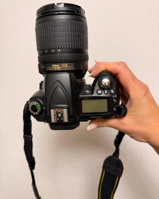 📸 Nikon D90 + Obiettivo 18-105 VR + Flash + Borsa