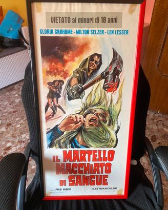 Locandine originali 2 film horror anni 70