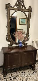 MOBILE VINTAGE CON SPECCHIERA STILE BAROCCO COORDI