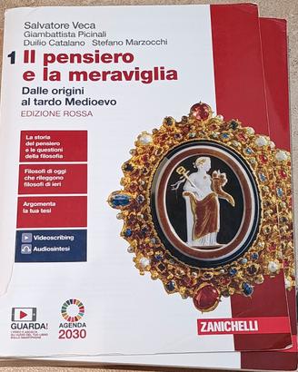 libro di filosofia - Il pensiero e la meraviglia 1