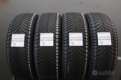 4 Pneumatici 215/55 R18 Michelin Cross Climate 2