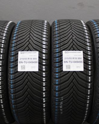 4 Pneumatici 215/55 R18 Michelin Cross Climate 2