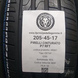 2 GOMME 205 45 17 PIRELLI A49061