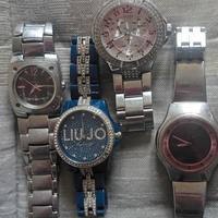 lotto di 4 orologi donna non funzionanti