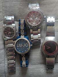 lotto di 4 orologi donna non funzionanti