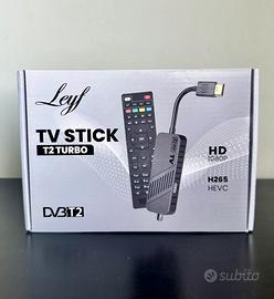 Leyf TV Stick T2 Turbo DVB-T2 – Decoder Digitale