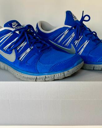 Nike Free 5.0 EXT 44 Uomo Blu Elettrico 580530-400