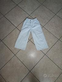 jeans bianco bambina 