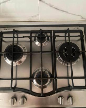 Piano Cottura Gas 4 Fuochi gas 60cm Inox - Funzion