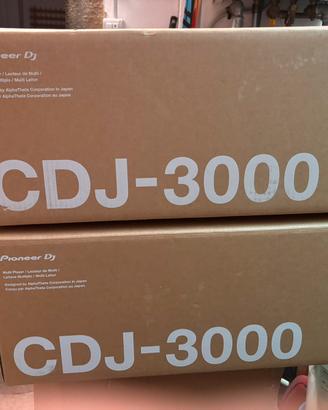 PIONEER CDJ 3000 NUOVI