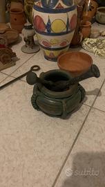 Antico mortaio in bronzo