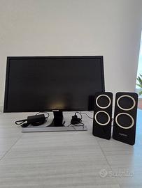 Schermo Samsung UHD 4K + casse  audio 