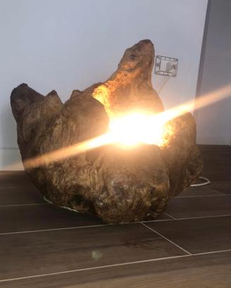 Lampada legno marino