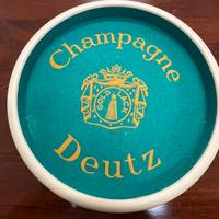 Vassoio da collezione vintage Champagne Deutz