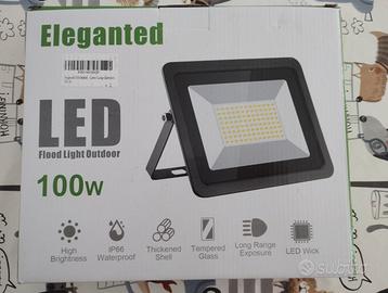 Faretto led 100w 6500K pannello luce fredda IP66