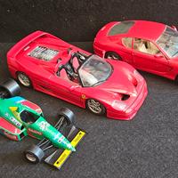Lotto 3 Racing Cars Burago Ferrari F50 450GT 