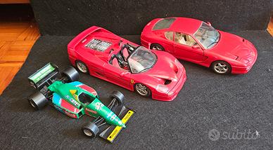 Lotto 3 Racing Cars Burago Ferrari F50 450GT 
