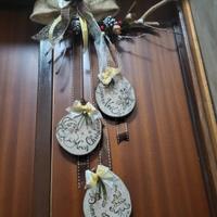 Fuori porta natalizio artigianale