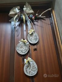 Fuori porta natalizio artigianale