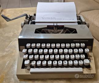 macchina da scrivere swissa jeunesse