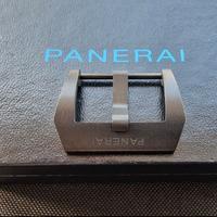 Fibbia orologio Officine Panerai nera 22mm