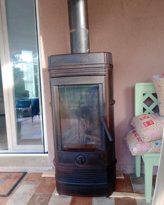 stufa a legna in ghisa