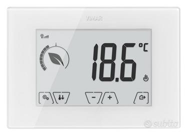 Termostato Vimar touch GSM parete 230V bianco