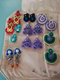 Orecchini  soutache