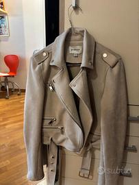 giacca scamosciata suede