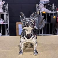 Statua cane argento SCONTO