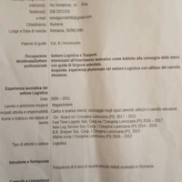 Coriere, magazziniere, muletista,