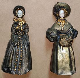 Coppia di bambole firmate Anna Danesin