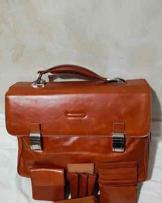 borsa da lavoro Piquadro in pelle 