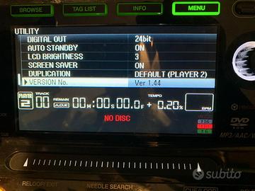 consolle pioneer cdj2000nxs