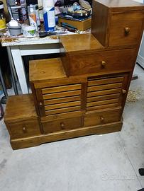 mobile in legno massello di  teak