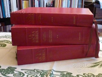 LA SACRA BIBBIA Voll.3 Ediz. lusso, Garzanti, 1974
