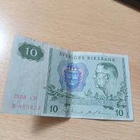 Banconota 10 corone svedesi del 1988