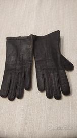 guanti uomo marroni