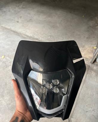 Mascherina con faro KTM