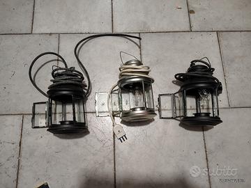 Lotto di 3 Lanterne Elettriche