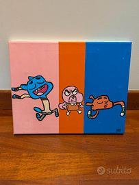 Dipinto a mano "Lo Straordinario Mondo di Gumball"