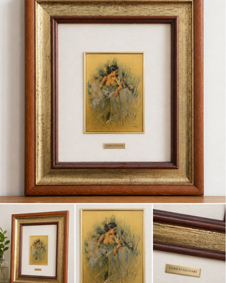 Quadro Enrico Felisari – Serigrafia su foglia oro