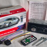 Autoradio 1 DIN (bluetooth, microsd, AUX, USB, FM)